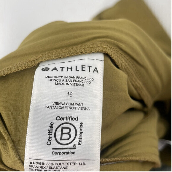 Athleta Vienna slim pant business casual trouser pant activewear plus size 16 - Picture 6 of 13